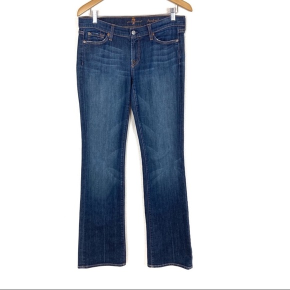 7 For All Mankind Bootcut Dark Wash‎ Stretch Jeans Women’s Sz 29